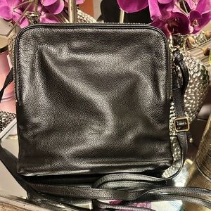 Elegant Black Leather Women's Bag
